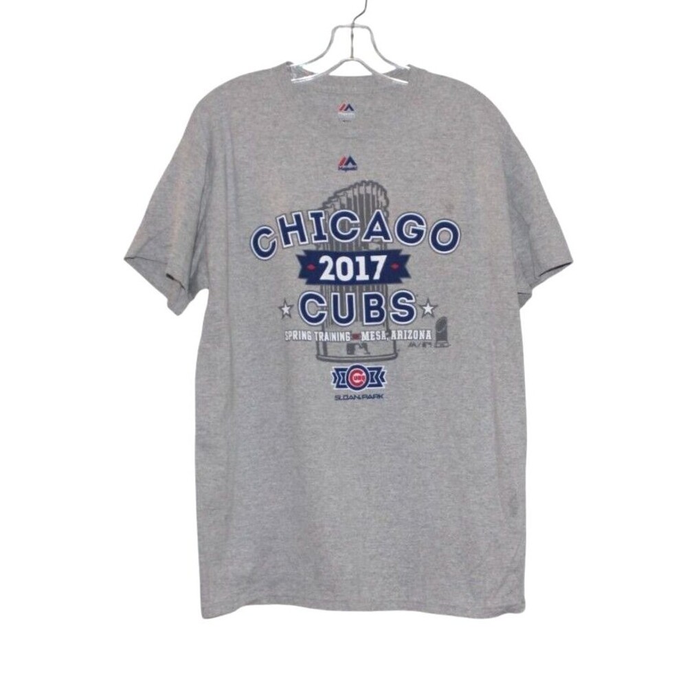 Majestic MLB Chicago Cubs Cactus League 2017 Spring Training T Shirt Large